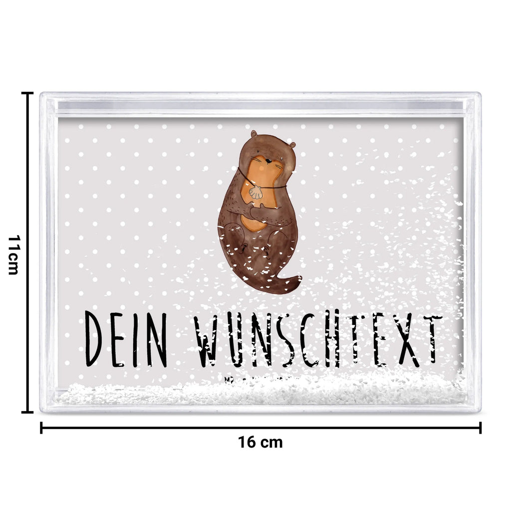 Spersonalizowana ramka do potrząsania wydra muszla Kuna, wydra, morska wydra