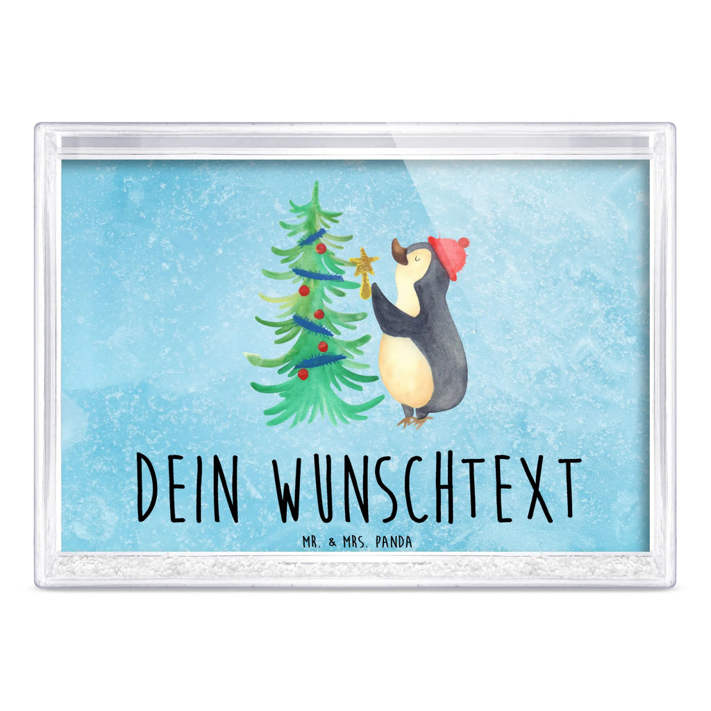 Personalized Shaker Frame penguin Christmas tree Winter, Christmas, Christmas time, snow, Penguin