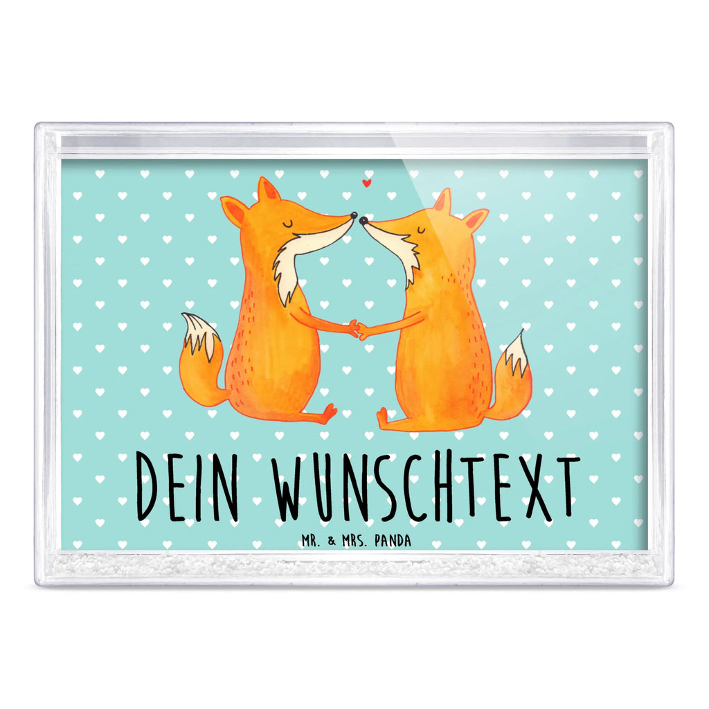 Personalized Shaker Frame foxes Love fox, foxes, forest wildlife, clever as a fox, animal lover, couple, partner, girlfriend, love, lovers, fiancée, marriage, husband, wife, proof of love, boyfriend