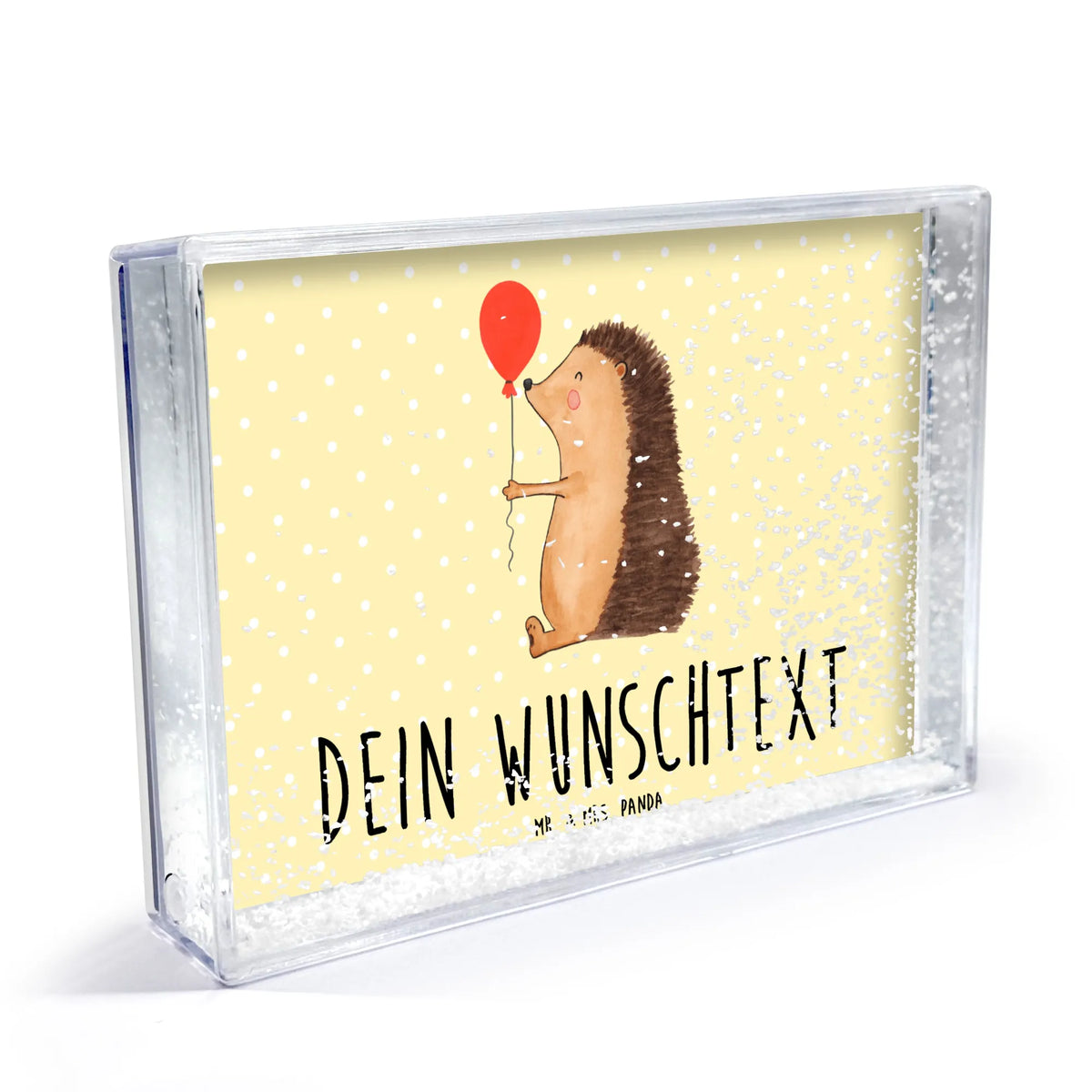 Personalisierter Schüttelrahmen Igel Luftballon Lustige Sprüche, Tiere, Tiermotive, Gute Laune, Geburtstag, Geburtstagskind, Happy Birthday, Herzlichen Glückwunsch, Ballon, Igel, Glückwunsch