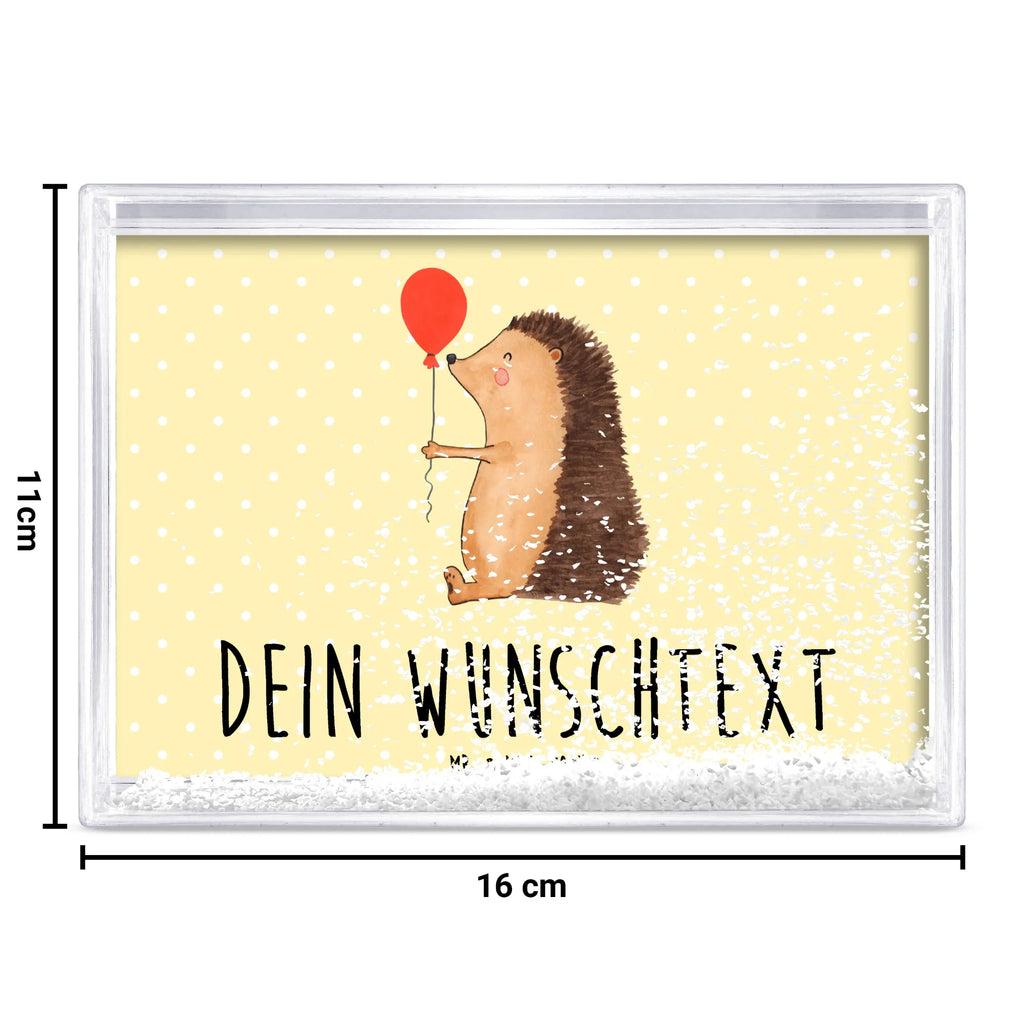 Personalisierter Schüttelrahmen Igel Luftballon Tiermotive, Gute Laune, lustige Sprüche, Tiere, Ballon, Igel, Geburtstag, Glückwunsch, Herzlichen Glückwunsch, Happy Birthday, Geburtstagskind