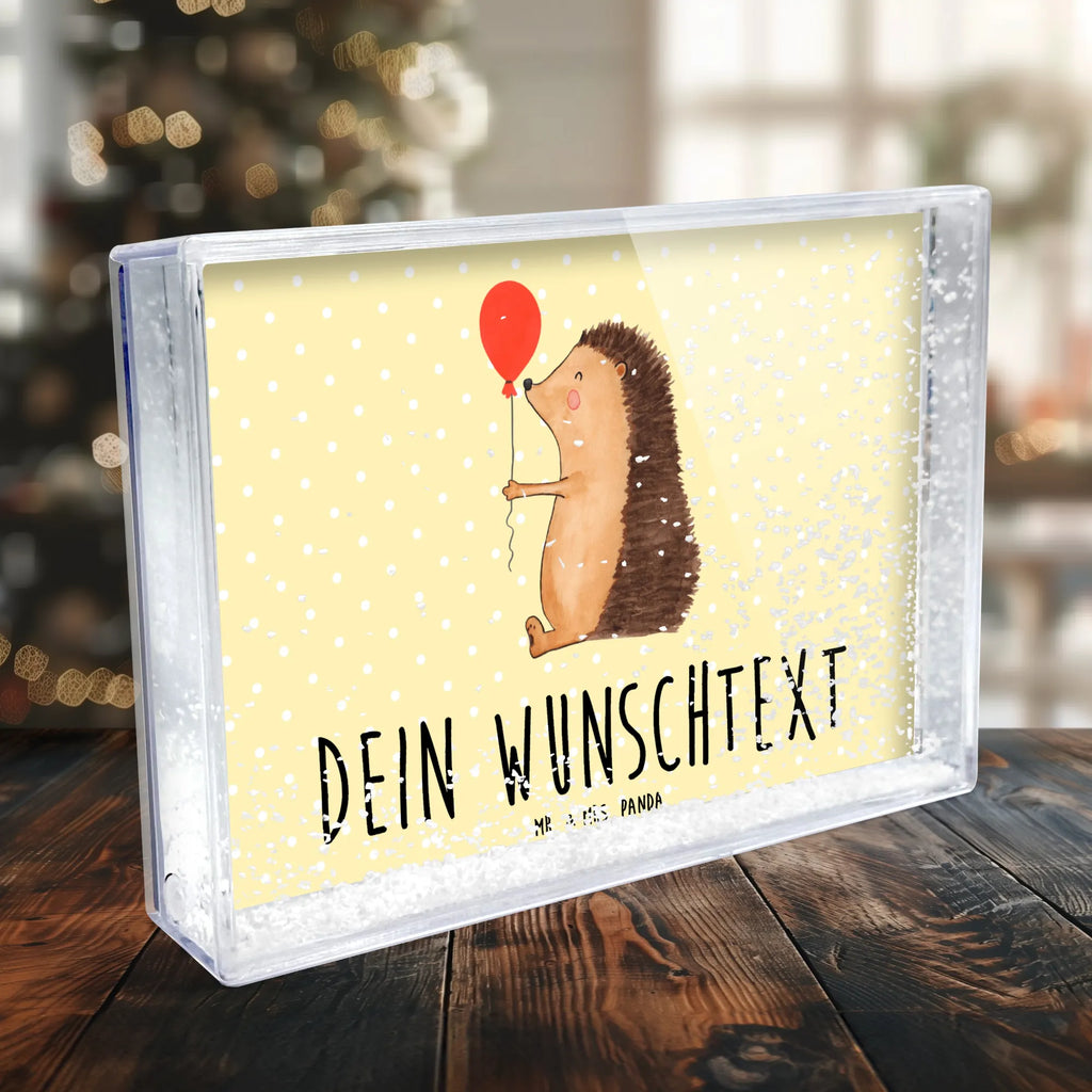 Personalisierter Schüttelrahmen Igel Luftballon Tiermotive, Gute Laune, lustige Sprüche, Tiere, Ballon, Igel, Geburtstag, Glückwunsch, Herzlichen Glückwunsch, Happy Birthday, Geburtstagskind