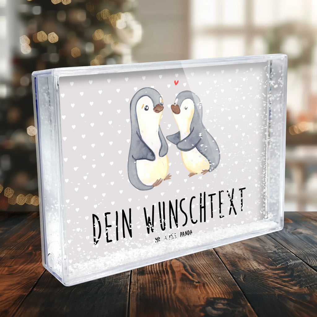 Personalisierter Schüttelrahmen Pinguine trösten Liebe, Partner, Freund, Freundin, Ehemann, Ehefrau, Heiraten, Verlobung, Heiratsantrag, Liebesgeschenk, Jahrestag, Hocheitstag, Geschenk für Frauen, Hochzeitstag, Valentinstag, für Ehemann, Mitbringsel, Geschenk für Freundin, Geschenk für Partner, für Männer, Liebesbeweis