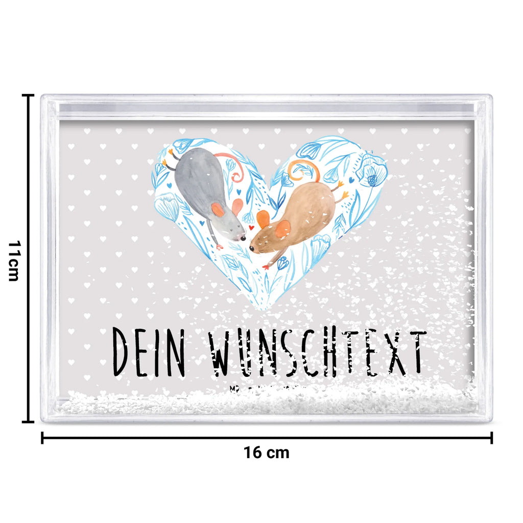 Personalized Shaker Frame Mice heart Love, Loving, Two, Together, Marriage, Engagement, Proposal of marriage, Love gift, gift for her, gift for him, anniversary gift, engagement, love message, wedding, proof of love, togetherness, love, favourite person, gift for two, love gift, mice, mouse, anniversary