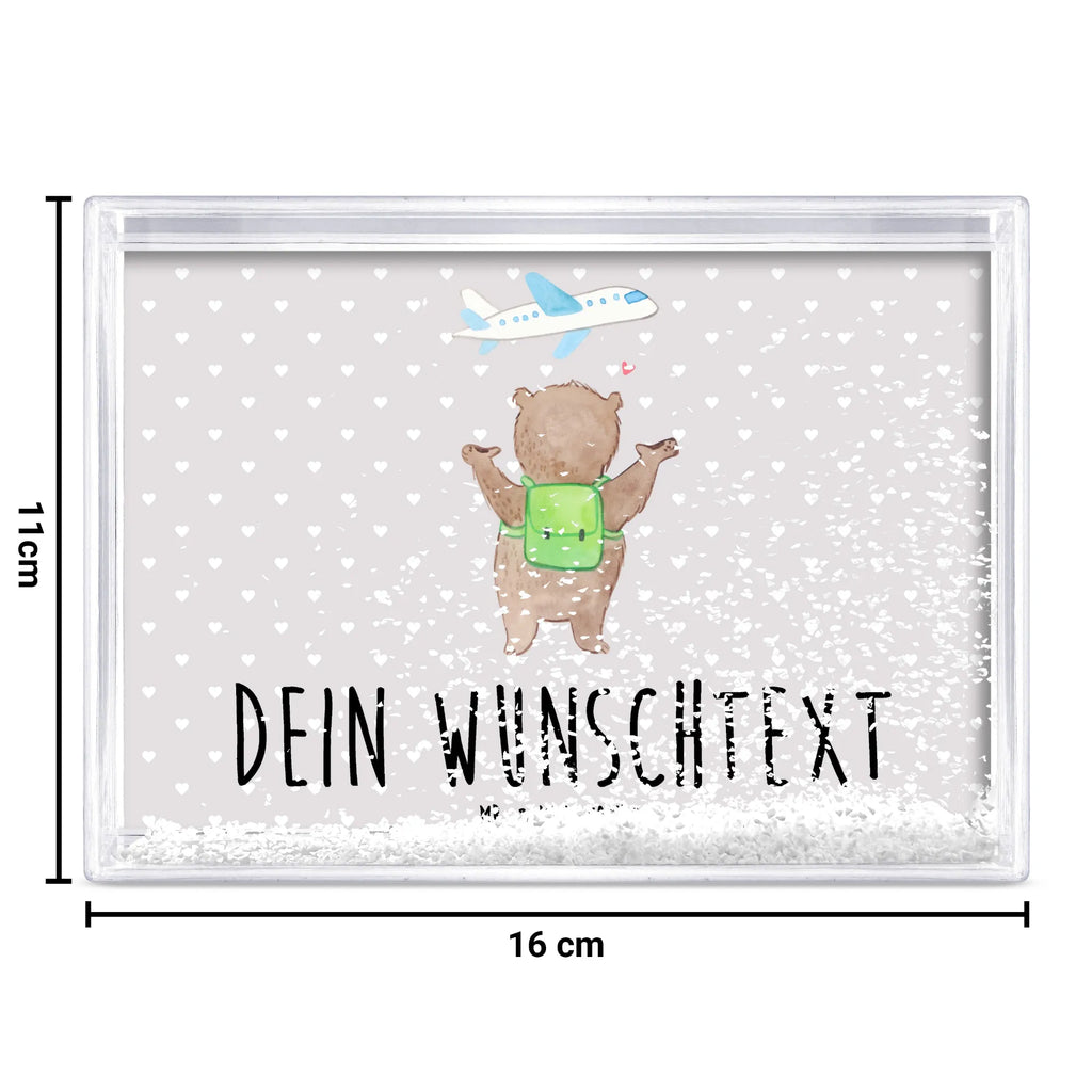 Personalisierter Schüttelrahmen Bär Flugzeug Liebe, Partner, Freund, Freundin, Ehemann, Ehefrau, Heiraten, Verlobung, Heiratsantrag, Liebesgeschenk, Jahrestag, Hocheitstag, Hochzeitstag, Geschenk für Frauen, für Männer, Geschenk für Partner, für Ehemann, Liebesbeweis, Geschenk für Freundin, Mitbringsel, Valentinstag