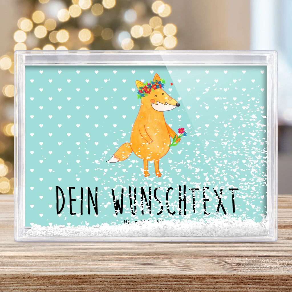 Personalisierter Schüttelrahmen Fuchs Blumen Fuchs, Blume, Freundin, Liebesbeweis, Fox, Blumen, Füchse, Motivation, mich, Selbstliebe, Freundinnen, Blumenmädchen, Freude, Fuchsmädchen, ich, Liebe