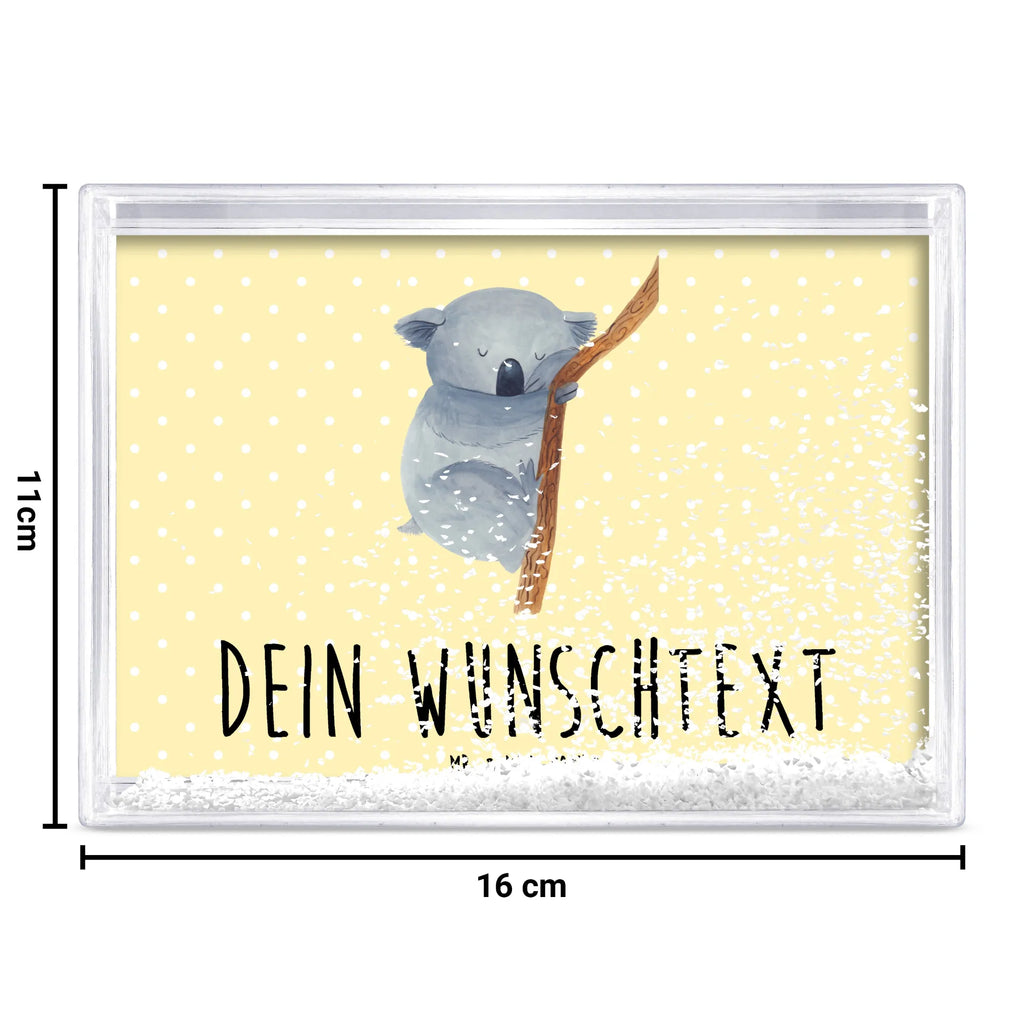 Personalisierter Schüttelrahmen Koalabär Tiermotive, Gute Laune, lustige Sprüche, Tiere, Traumland, Schlafzimmer, Koala, träumen, Koalabär, Bär, schlafen, Traum