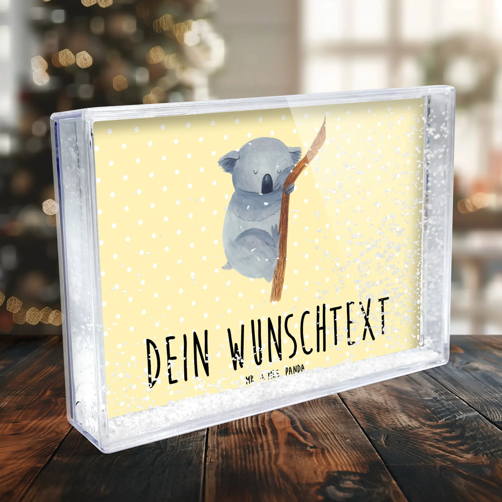Personalisierter Schüttelrahmen Koalabär Tiermotive, Gute Laune, lustige Sprüche, Tiere, Traumland, Schlafzimmer, Koala, träumen, Koalabär, Bär, schlafen, Traum
