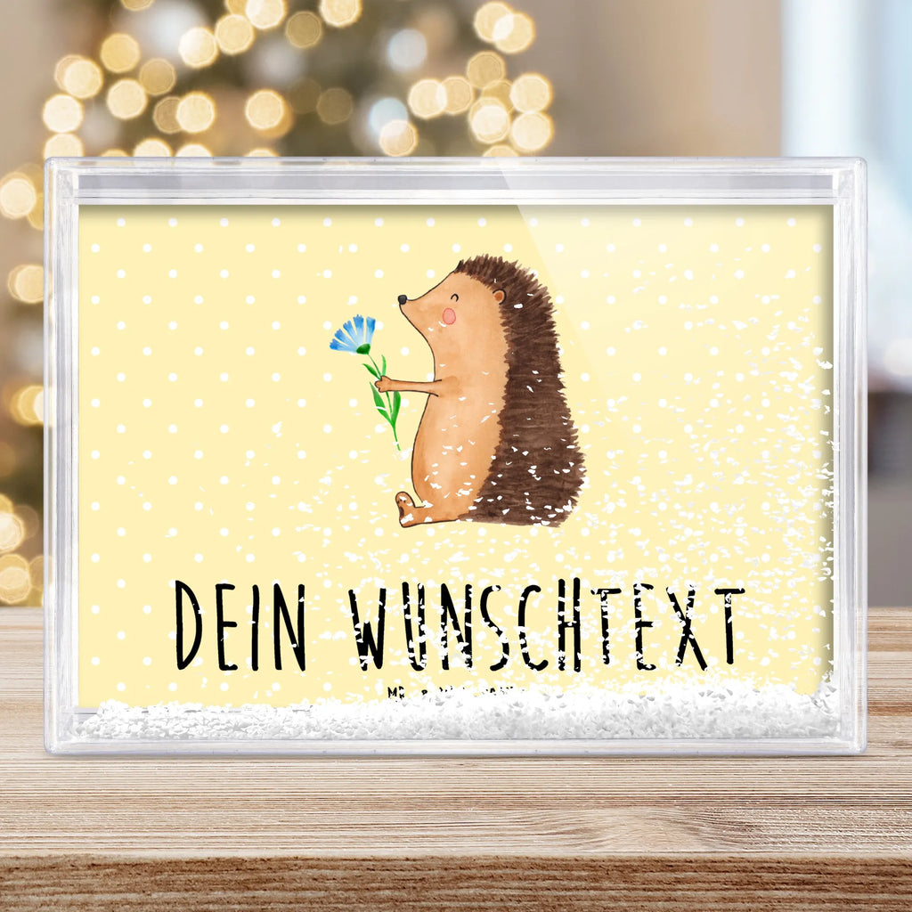 Personalisierter Schüttelrahmen Igel Blumen Tiermotive, Gute Laune, lustige Sprüche, Tiere, Besuch, Igel, Krankheit, Genesungswünsche, Gute Besserung, Krankenhaus, krank