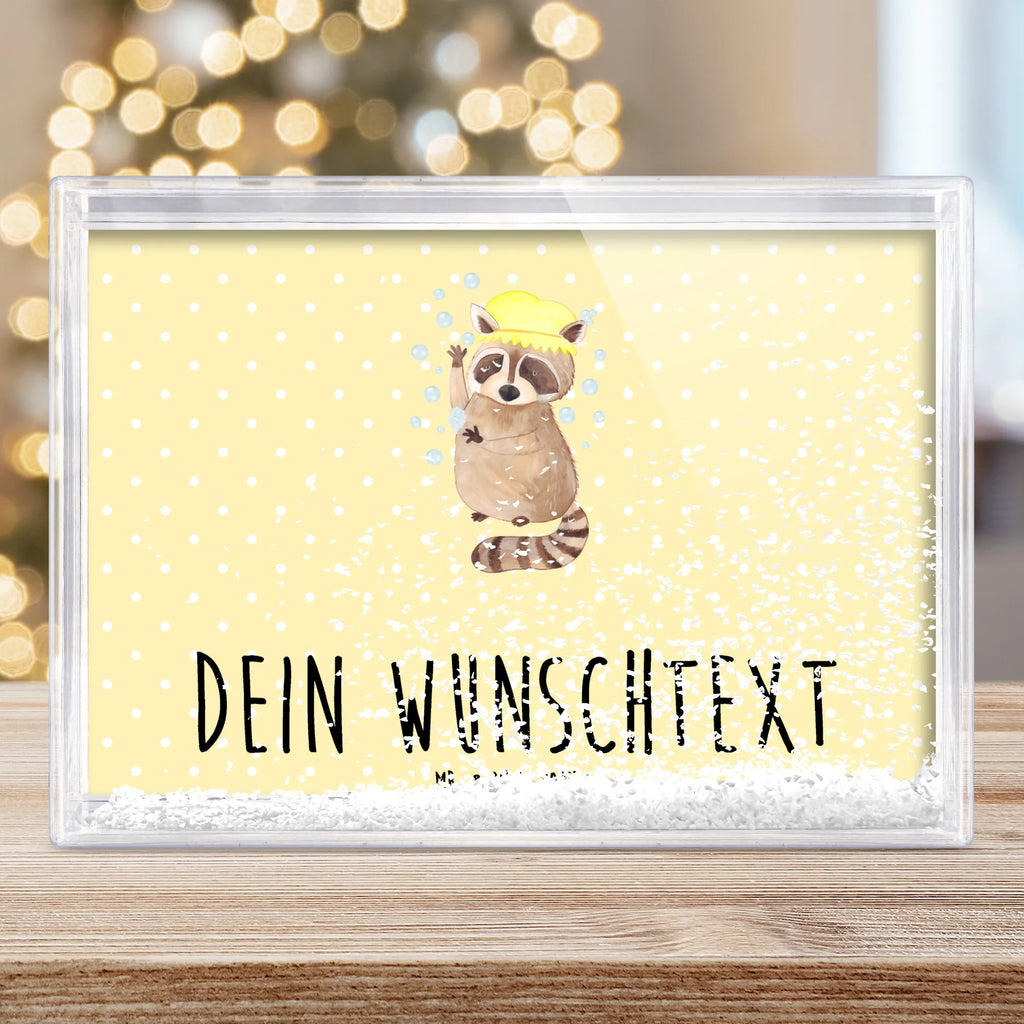 Personalisierter Schüttelrahmen Waschbär Tiermotive, Gute Laune, lustige Sprüche, Tiere, Plan, Seifenblasen, Waschbär, Fröhlich, Tagträumen, waschen