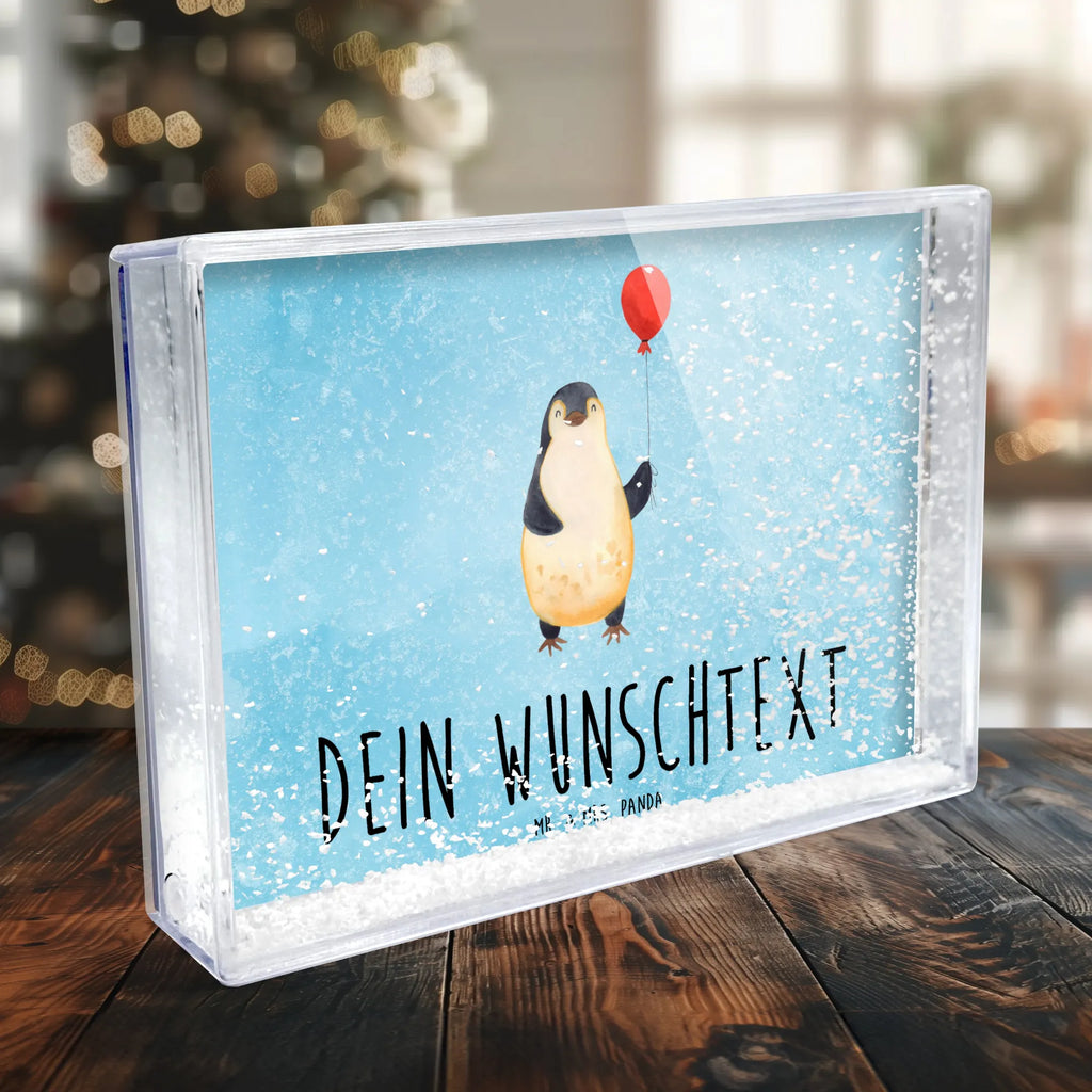 Personalisierter Schüttelrahmen Pinguin Luftballon Pinguin, Tagträume, Geschenkidee, Luftballon, beste Freundin, neues Leben, Motivation, Lebenslust, Neustart, Geschenk Freundin, Pinguine, Glück, Liebe