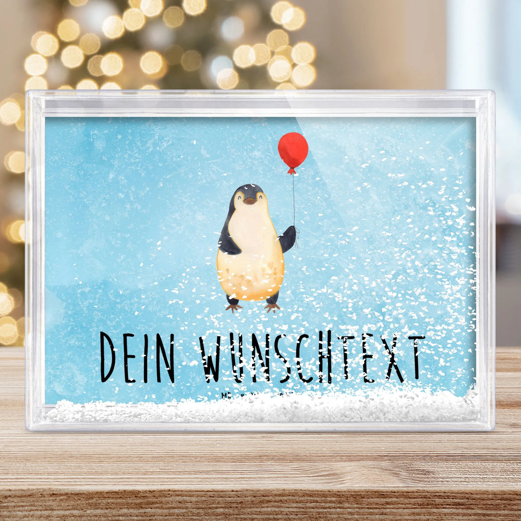 Personalisierter Schüttelrahmen Pinguin Luftballon Pinguin, Tagträume, Geschenkidee, Luftballon, beste Freundin, neues Leben, Motivation, Lebenslust, Neustart, Geschenk Freundin, Pinguine, Glück, Liebe