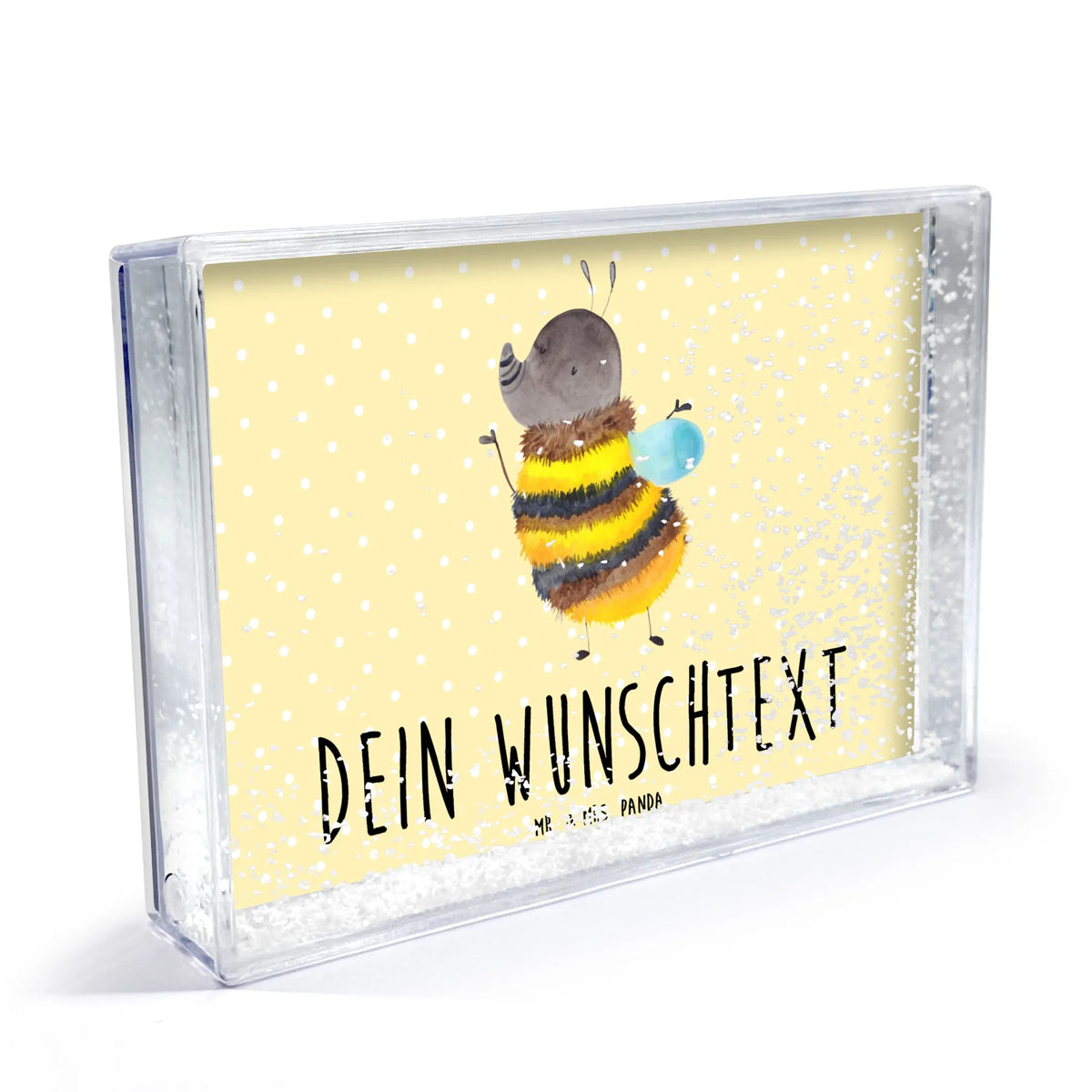 Personalisierter Schüttelrahmen Hummel flauschig Lustige Sprüche, Tiere, Tiermotive, Gute Laune, Hummel, Blume, Flauschig, Biene, Natur