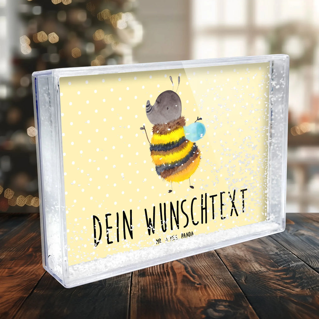 Personalisierter Schüttelrahmen Hummel flauschig Tiermotive, Gute Laune, lustige Sprüche, Tiere, Flauschig, Blume, Biene, Hummel, Natur
