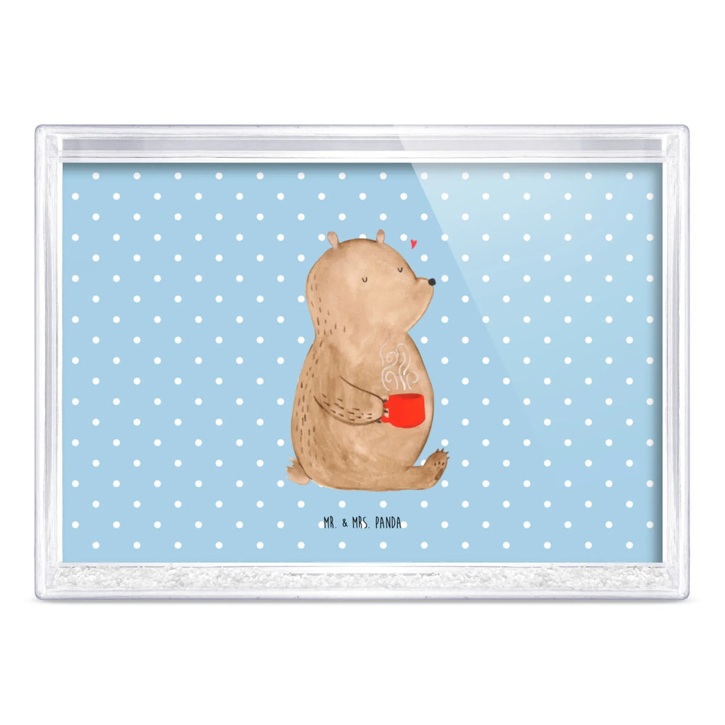 Schüttelrahmen Bär Kaffee Bär, Teddy, Teddybär, Kaffee, Welt retten, Motivation, Coffee, Welt erobern, Bären, guten Morgen, Morgenroutine