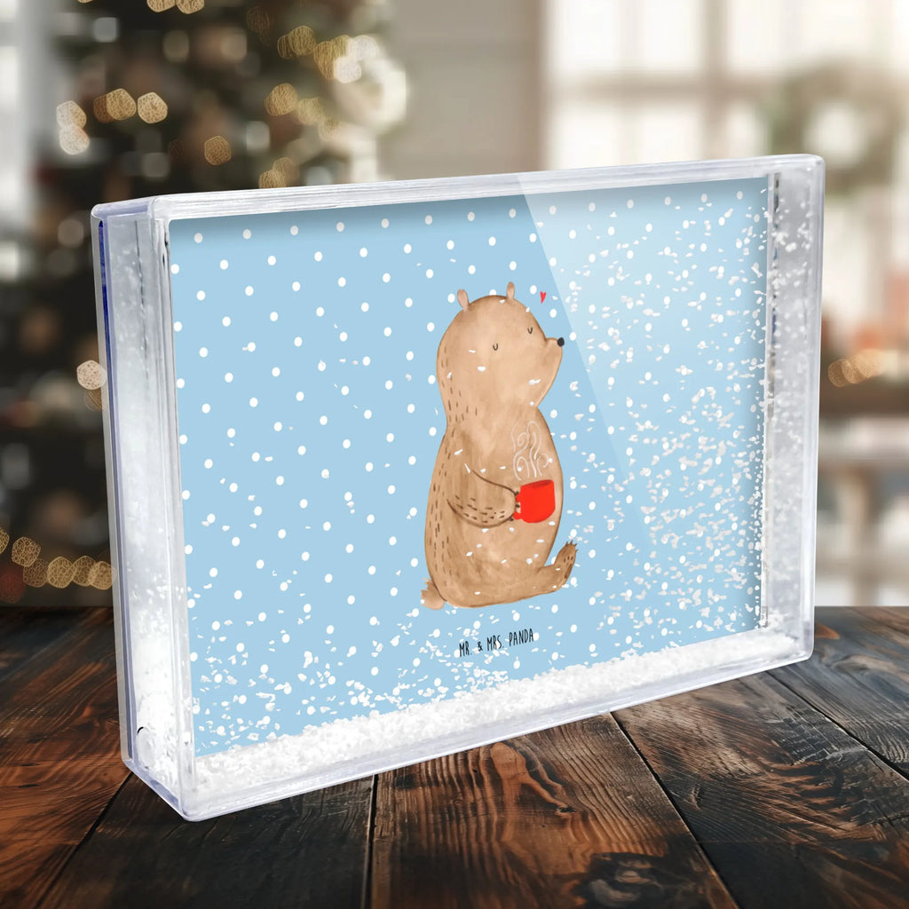 Schüttelrahmen Bär Kaffee Bär, Teddy, Teddybär, Kaffee, Welt retten, Motivation, Coffee, Welt erobern, Bären, guten Morgen, Morgenroutine