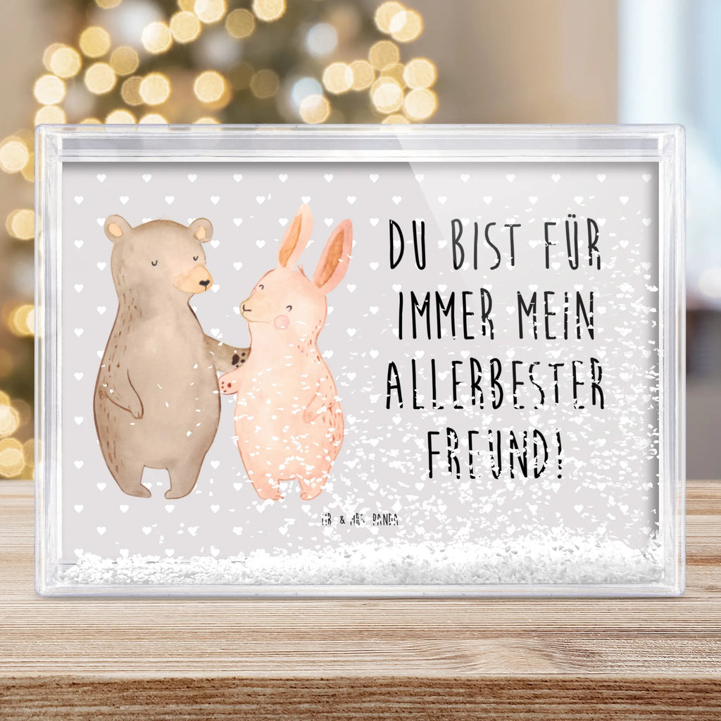 shake frame bear and rabbit Embrace Liebe, Partner, Freund, Freundin, Ehemann, Ehefrau, Heiraten, Verlobung, Heiratsantrag, Liebesgeschenk, Jahrestag, Hocheitstag, bester Freund, Hase, Bär, Freunde, best friends, Bärchen