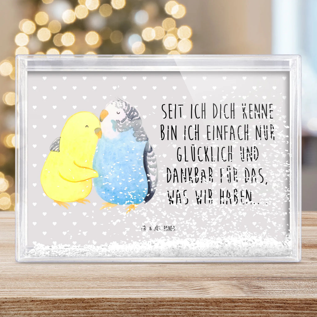 Schüttelrahmen Wellensittich Liebe Liebe, Partner, Freund, Freundin, Ehemann, Ehefrau, Heiraten, Verlobung, Heiratsantrag, Liebesgeschenk, Jahrestag, Hocheitstag, Nähe, Wellensittich, Vertrauen, Vögel, Kuscheln