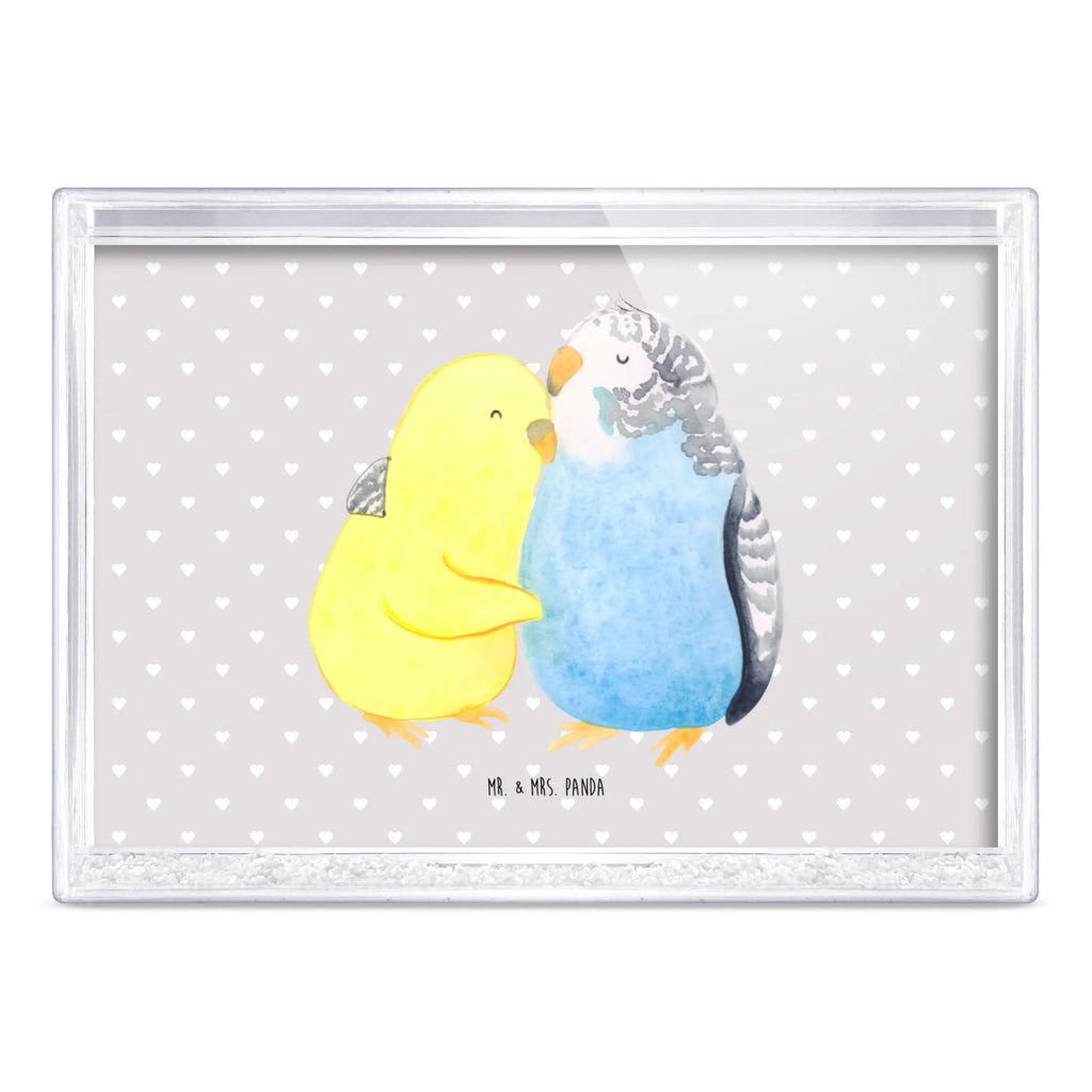 Schüttelrahmen Wellensittich Liebe Liebe, Partner, Freund, Freundin, Ehemann, Ehefrau, Heiraten, Verlobung, Heiratsantrag, Liebesgeschenk, Jahrestag, Hocheitstag, Nähe, Wellensittich, Vertrauen, Vögel, Kuscheln