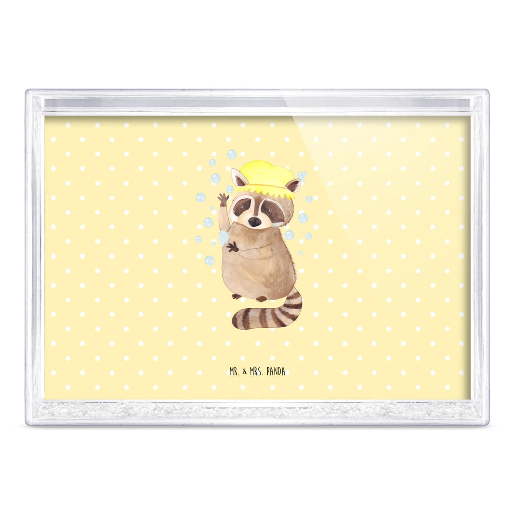 Schüttelrahmen Waschbär lustige Sprüche, Tiere, Tiermotive, Gute Laune, Tagträumen, Waschbär, Fröhlich, Plan, Seifenblasen, waschen