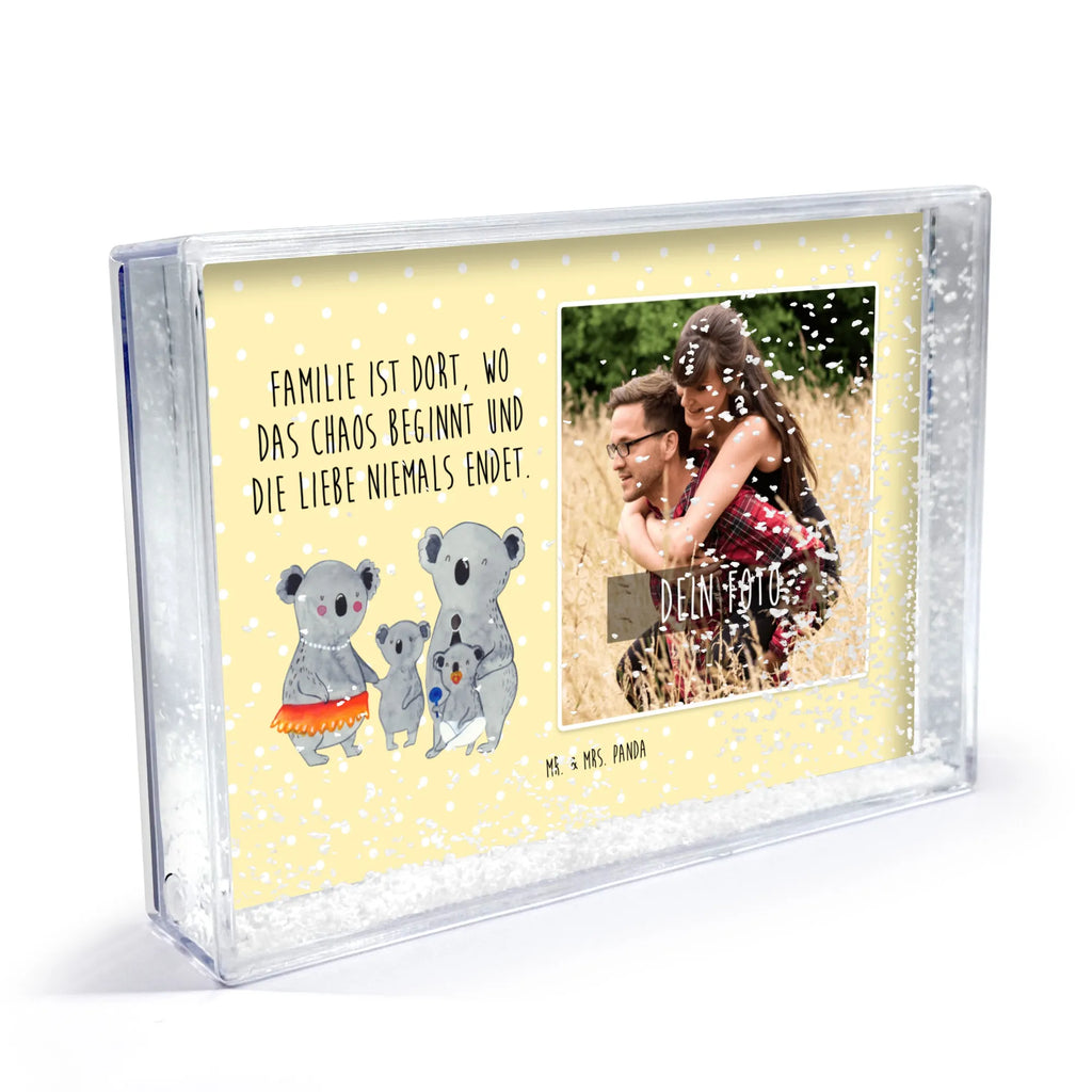 Schüttelrahmen mit Foto Koala Familie Fotogeschenk, Fotogeschenke, Orginalles Fotogeschenk, Rahmen mit Foto, Schüttelrahmen mit Foto, Bilderrahmen mit Foto, Familie, Vatertag, Muttertag, Bruder, Schwester, Mama, Papa, Oma, Opa, Geschwister, Kinder, Koalas, Familienleben, Koala, Family