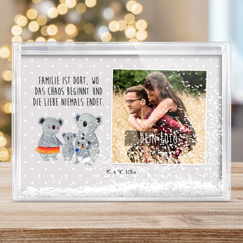 Schüttelrahmen mit Foto Koala Familie Fotogeschenk, Fotogeschenke, Orginalles Fotogeschenk, Rahmen mit Foto, Schüttelrahmen mit Foto, Bilderrahmen mit Foto, Familie, Vatertag, Muttertag, Bruder, Schwester, Mama, Papa, Oma, Opa, Geschwister, Kinder, Koalas, Familienleben, Koala, Family