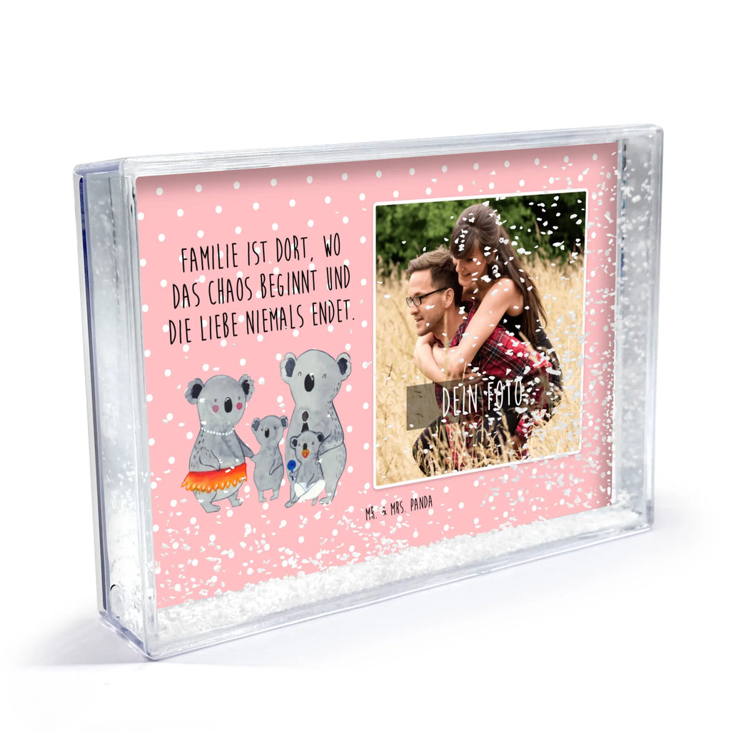 Schüttelrahmen mit Foto Koala Familie Fotogeschenk, Fotogeschenke, Orginalles Fotogeschenk, Rahmen mit Foto, Schüttelrahmen mit Foto, Bilderrahmen mit Foto, Familie, Vatertag, Muttertag, Bruder, Schwester, Mama, Papa, Oma, Opa, Geschwister, Kinder, Koalas, Familienleben, Koala, Family