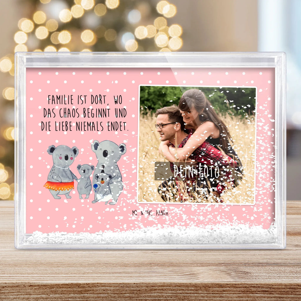 Schüttelrahmen mit Foto Koala Familie Fotogeschenk, Fotogeschenke, Orginalles Fotogeschenk, Rahmen mit Foto, Schüttelrahmen mit Foto, Bilderrahmen mit Foto, Familie, Vatertag, Muttertag, Bruder, Schwester, Mama, Papa, Oma, Opa, Geschwister, Kinder, Koalas, Familienleben, Koala, Family