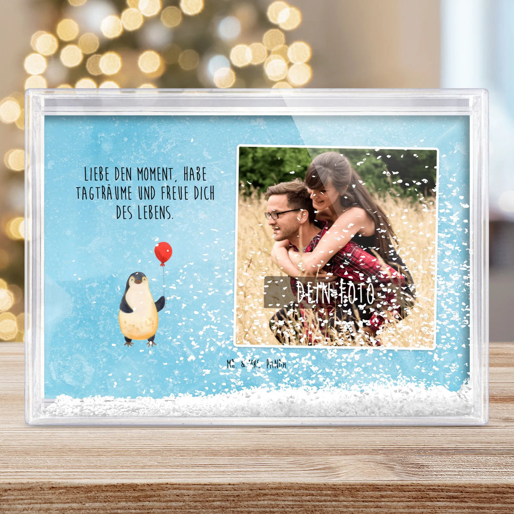 Shake Frame with Photo Penguin balloon Rahmen mit Foto, Schüttelrahmen mit Foto, Fotogeschenke, Bilderrahmen mit Foto, Orginalles Fotogeschenk, Fotogeschenk, Pinguin, beste Freundin, Pinguine, Liebe, Tagträume, Lebenslust, neues Leben, Geschenk Freundin, Luftballon, Glück, Geschenkidee, Motivation, Neustart