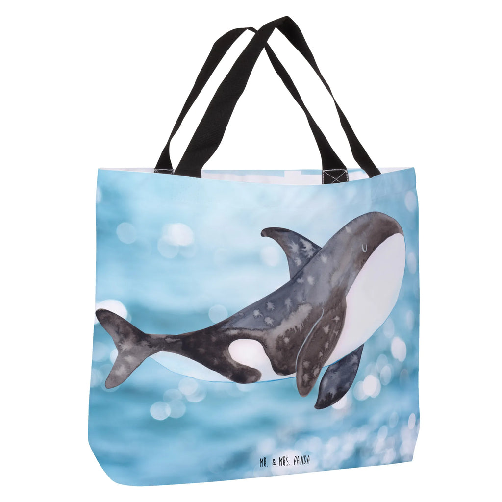 Shopper Orca woman, carrier bag, large, handle bag, gift ideas, vacation, Seafood, aquatic animals, ocean, shells, corals, reef, whale, narwhal, sea urchin, lobster, platypus, manatee, crocodile, shrimp, gifts for seafood lovers, water world, underwater animals, underwater world, deep sea, seafood fans, seafood decoration, seafood posters, opportunities, new start, work, killer whale, self-love