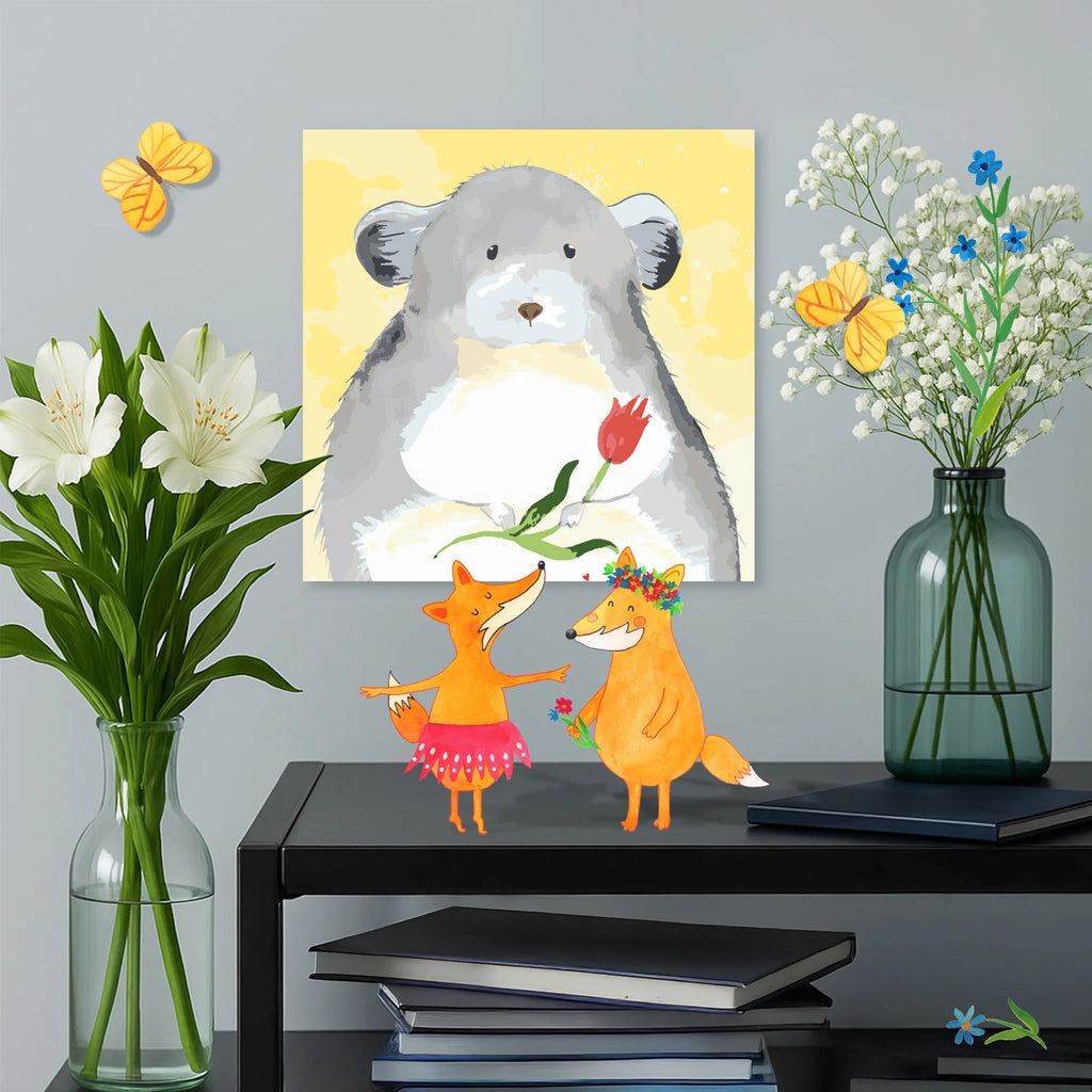 Paint by Numbers cut off chinchilla flower Motiv small animals, cute, funny, cute animal motives, hand drawn, small world, funny sayings, good mood, happy, gifts, gift ideas, special gifts, animal lover, card, grief, chaos, happiness, chinchilla, being sad, heartache, office life, depression, office, chinchillas