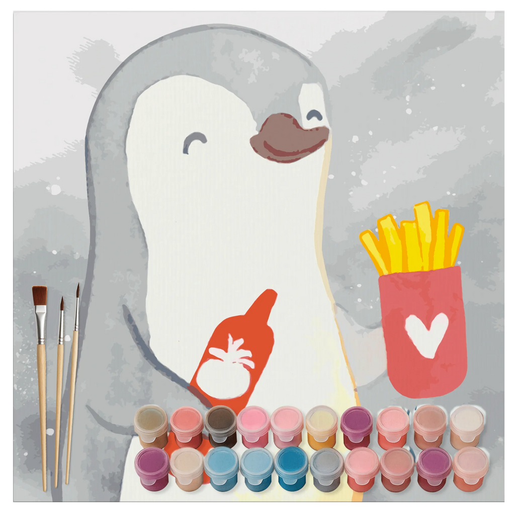 Paint by Numbers cut off penguin French fries Motiv Love, Loving, Two, Together, Marriage, Engagement, Proposal of marriage, Love gift, gift for her, gift for him, anniversary gift, Valentine&#39;s Day Gift for Women Love Gift Anniversary Wedding Anniversary Party Favor Gift for Girlfriend Gift for Partner Boyfriend Gift Token of Love for Men for Husband