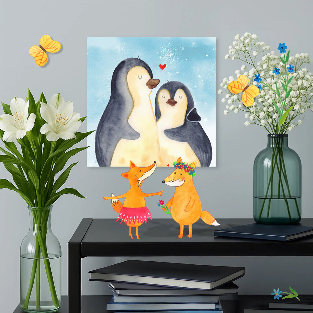 Paint by Numbers cut off Penguin embrace Motiv Kunstwerk, Malen nach Zahlen, Ausmalbild, Pinguin, Liebesgeschenk, Liebesbeweis, Jahrestag, Hochzeit, Hochzeitsgeschenk, Liebespaar, Liebe, Verlobung, Hochzeitstag