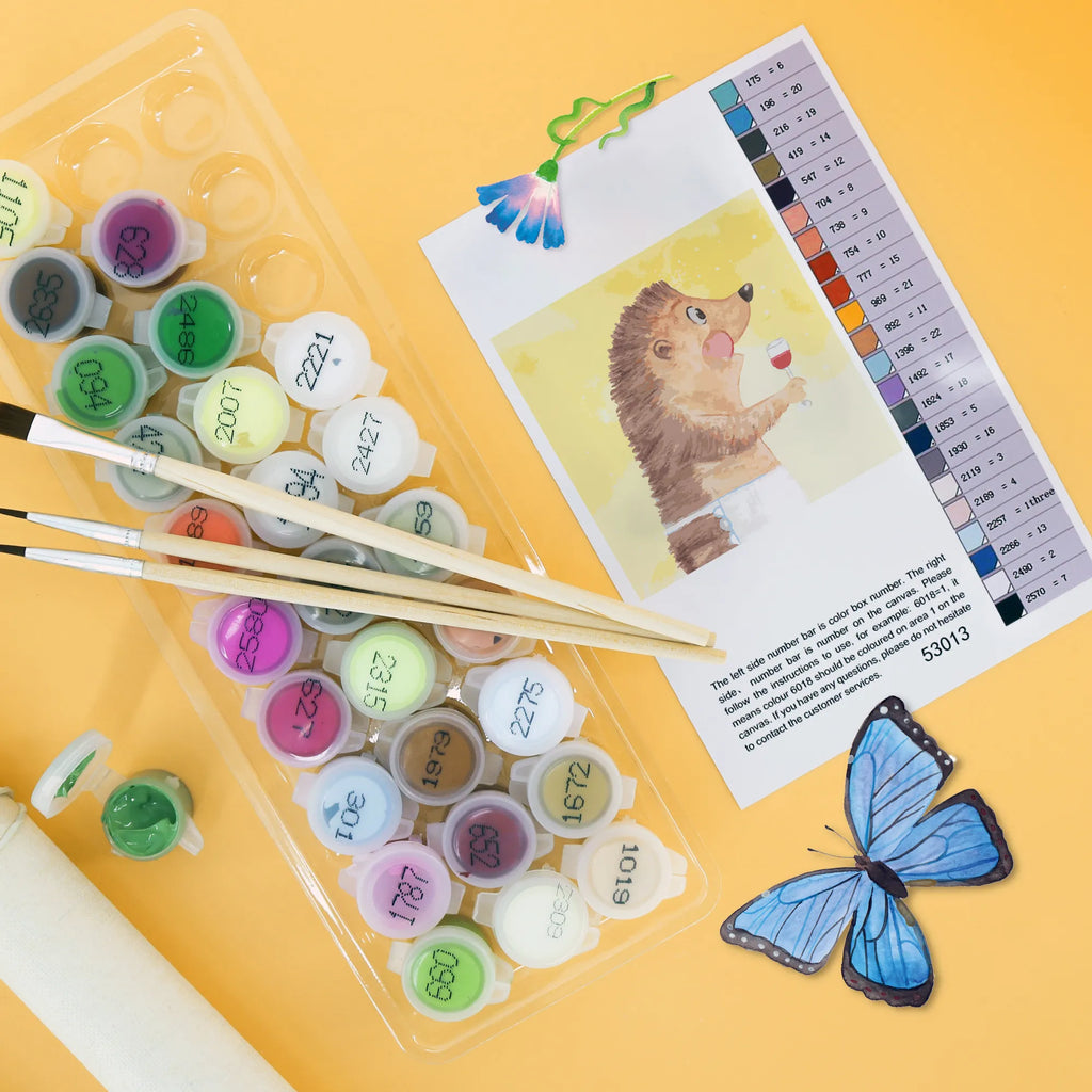 Paint by Numbers cut off Hedgehog wine Motiv diy set, Malen nach Zahlen, malen nach zahlen set, zahlenbilder, leinwand malset, kreativ set, malset, Gute Laune, Lustige Sprüche, Tiermotive, Tiere, Geschenk Weintrinker, Wein Deko, Igel, Geschenk Weinliebhaber, Wein Spruch, Rotwein, Weißwein, Wein trinken, Weinglas