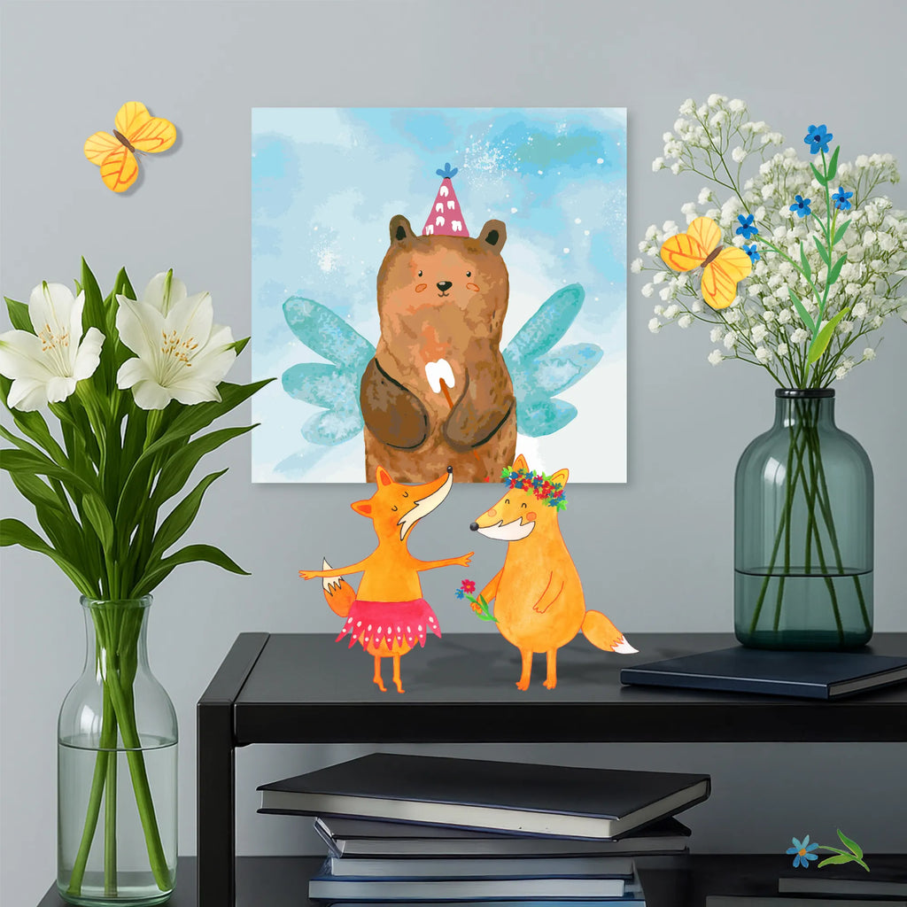 Malowanie według numerów odcięty niedźwiedź Wróżka zębów Motiv Niedźwiedź, Miś, Pluszowy miś