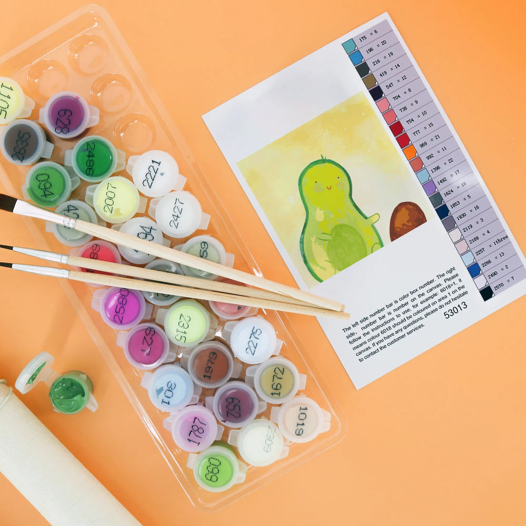 Paint by Numbers cut off avocado core rolls Motiv Malen, Kunstwerk, Kreativität, Bastelidee, Ausmalbild, Baseln, DIY, Malen nach Zahlen, Künstler, Avocado, Veggie, Vegan, Gesund, Baby, große Liebe, Geburtstag, Love, Schwangerschaft, Schwanger, Geburt, Kind, zur Geburt, erstes Kind, Avocados, Liebe, Babyparty, Säugling