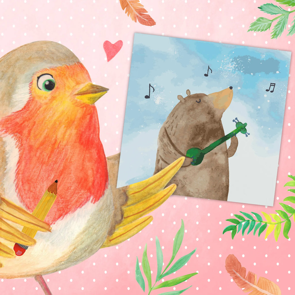 Malowanie według numerów odcięty niedźwiedź Gitara Motiv kreativ set, zahlenbilder, Malen nach Zahlen, diy set, malset, leinwand malset, malen nach zahlen set, Teddybär, Bär, Teddy