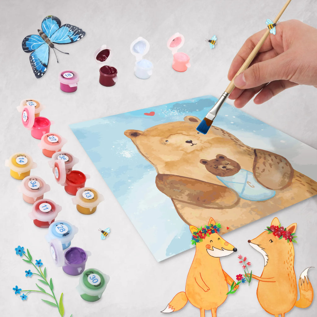 Malowanie według numerów odcięty Niedźwiedź Niemowlę Motiv DIY, Kunstwerk, Ausmalbild, Kreativität, Malen, Baseln, Künstler, Malen nach Zahlen, Bastelidee, Bär, Teddy, Teddybär, Taufe, Baby, Enkelin, Glückwunsch, Mutter, Täufling, Neffe, Geburt, Enkel, Eltern, Nichte, Geburtstag