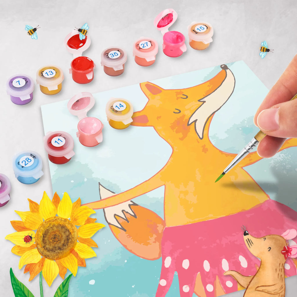 Paint by Numbers cut off Fox ballerina Motiv zahlenbilder, kreativ set, malset, malen nach zahlen set, diy set, leinwand malset, Malen nach Zahlen, Fuchs, Fuchs Spruch, Tänzerin, Tanzen, Einladung, Ballerina, Ballett, Geburtstag, Füchsin, Füchse, Party