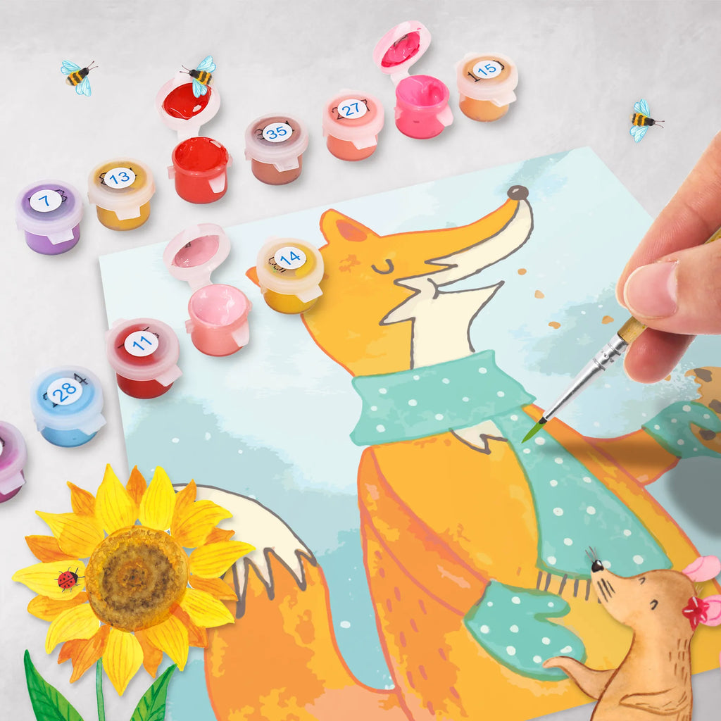 Paint by Numbers cut off Fox biscuit Motiv zahlenbilder, malset, malen nach zahlen set, leinwand malset, kreativ set, diy set, Malen nach Zahlen, Fuchs, Weihnachtszeit, Plätzchen, Füchse, Liebe, Kekse, Küche Deko, Backen Spruch, Winter