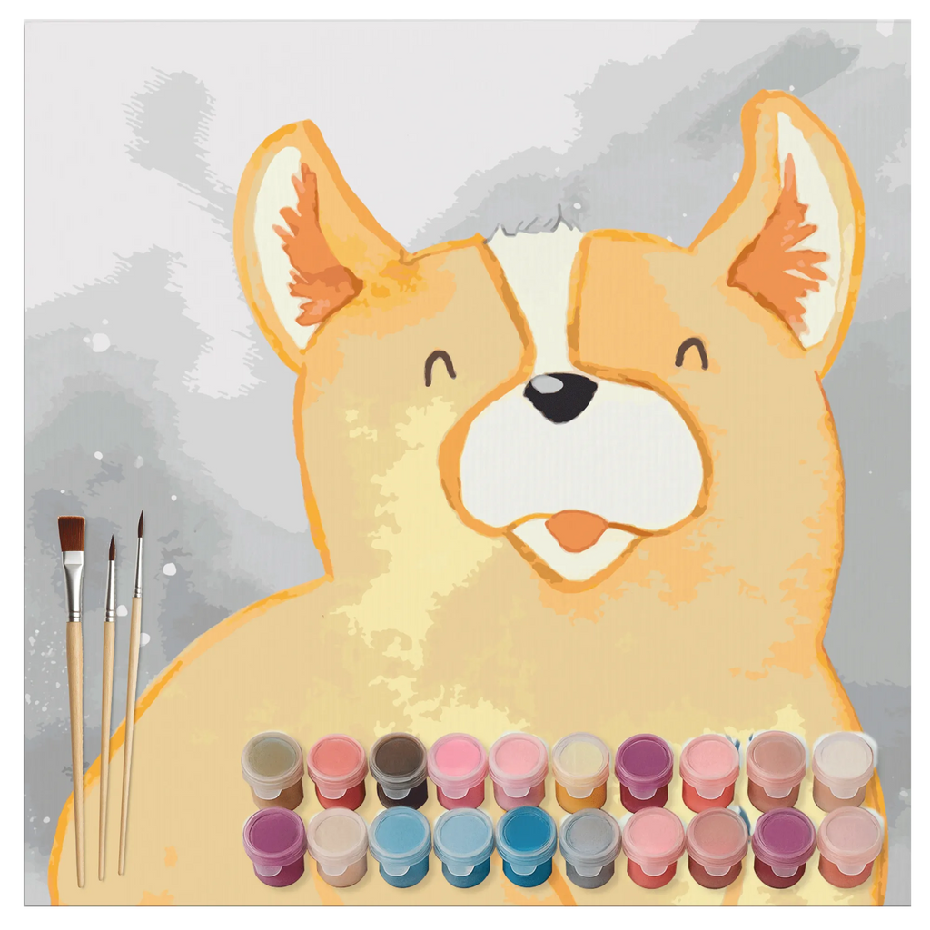 Paint by Numbers cut off Corgi Motiv Kunstwerk, Bastelidee, Malen nach Zahlen, Ausmalbild, DIY, Künstler, Malen, Kreativität, Baseln, Hund, Hundemotiv, Haustier, Hunderasse, Tierliebhaber, Hundebesitzer, Sprüche, Lebensfreude, Corgie, Spruch, britisch, Motivation, Welsh Corgie Pembroke, Hundespruch