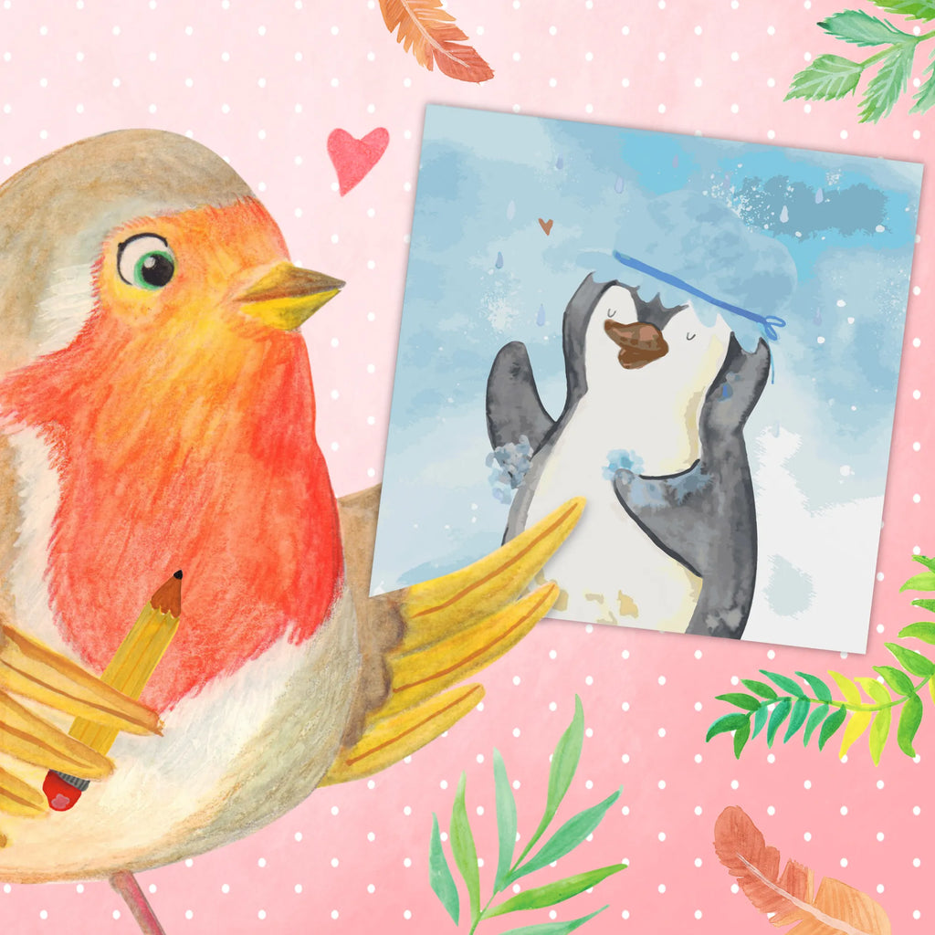 Paint by Numbers cut off Penguin have a shower Motiv malen nach zahlen set, diy set, kreativ set, leinwand malset, Malen nach Zahlen, zahlenbilder, malset, Pinguin, Neuanfang, glücklich sein, Motivation, Duschen, Neustart, Pinguine, Lebensmotto, Dusche