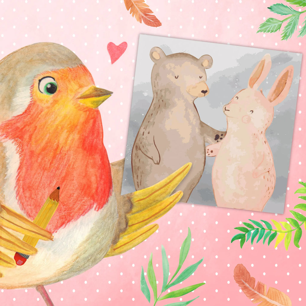 Malowanie według numerów odcięty Niedźwiedź i królik Przytulać Motiv Kreativität, Malen, Ausmalbild, Künstler, Kunstwerk, DIY, Malen nach Zahlen, Bastelidee, Baseln, Liebe, Partner, Freund, Freundin, Ehemann, Ehefrau, Heiraten, Verlobung, Heiratsantrag, Liebesgeschenk, Jahrestag, Hocheitstag, bester Freund, Bär, Hase, Freunde, best friends, Bärchen