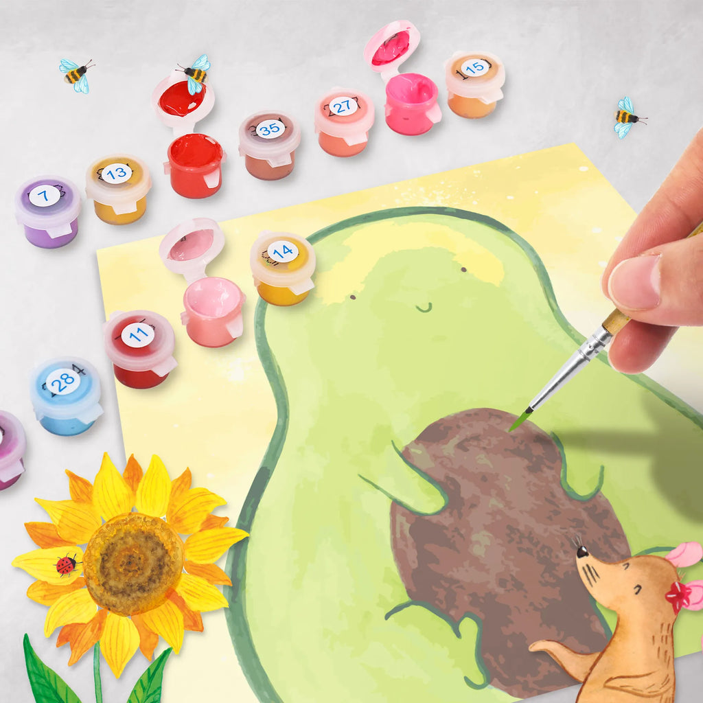 Malowanie według numerów odcięty Awokado pestka Motiv Bastelidee, Künstler, Malen nach Zahlen, Malen, DIY, Kunstwerk, Baseln, Ausmalbild, Kreativität, Avocado, Veggie, Vegan, Gesund, Spruch Leben, Avocadokern, Kern, Pflanze, Avokado