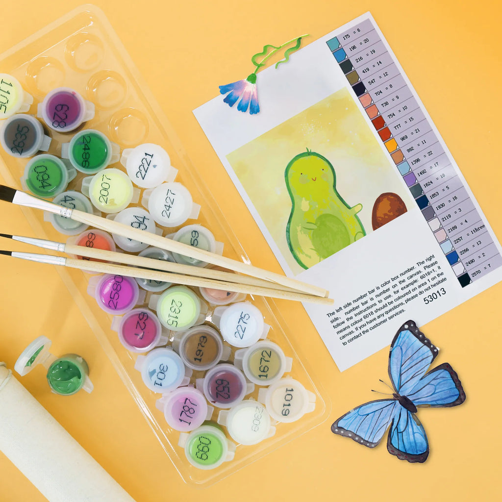 Paint by Numbers cut off avocado core rolls Motiv Malen, Kunstwerk, Kreativität, Bastelidee, Ausmalbild, Baseln, DIY, Malen nach Zahlen, Künstler, Avocado, Veggie, Vegan, Gesund, Baby, große Liebe, Geburtstag, Love, Schwangerschaft, Schwanger, Geburt, Kind, zur Geburt, erstes Kind, Avocados, Liebe, Babyparty, Säugling