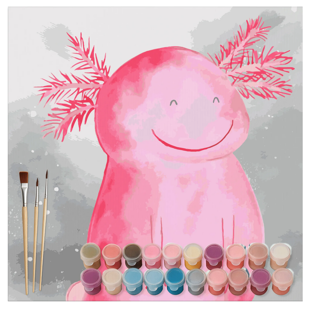 Paint by Numbers cut off axolotl Happy Motiv Malen nach Zahlen, Bastelidee, Kreativität, Baseln, Ausmalbild, DIY, Malen, Kunstwerk, Künstler, Axolotl, Molch, Motivation, Lurche, gute Laune, Schwanzlurch, Axolot, Lurch