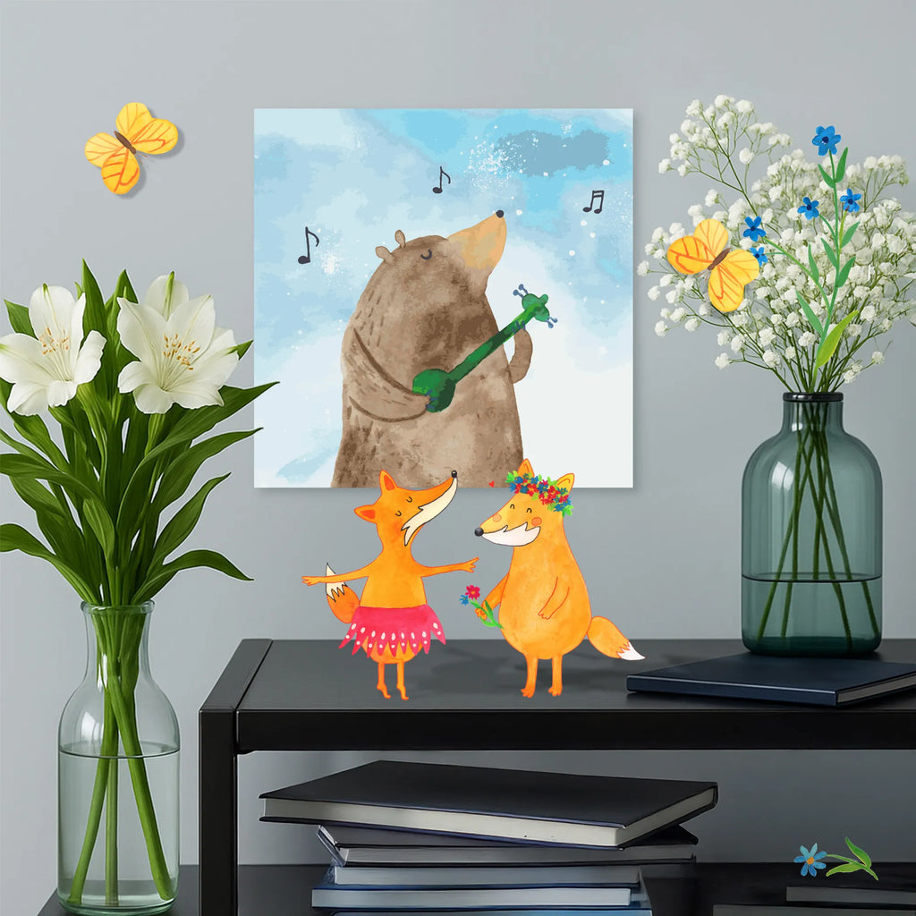 Malowanie według numerów odcięty niedźwiedź Gitara Motiv kreativ set, zahlenbilder, Malen nach Zahlen, diy set, malset, leinwand malset, malen nach zahlen set, Teddybär, Bär, Teddy