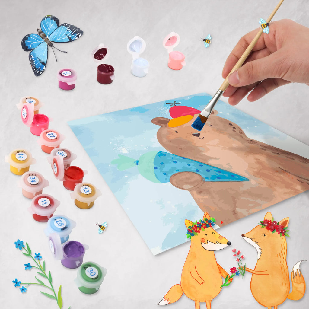 Paint by Numbers cut off bear School cone Motiv Malen nach Zahlen, Kreativität, Baseln, Kunstwerk, Malen, Künstler, Ausmalbild, DIY, Bastelidee, Bär, Teddy, Teddybär, Bär Motiv, Erster Schultag Geschenk, Schulbeginn, Schultüte, Schule Geschenk, Einschulung Geschenk, Schulanfang, Grundschule