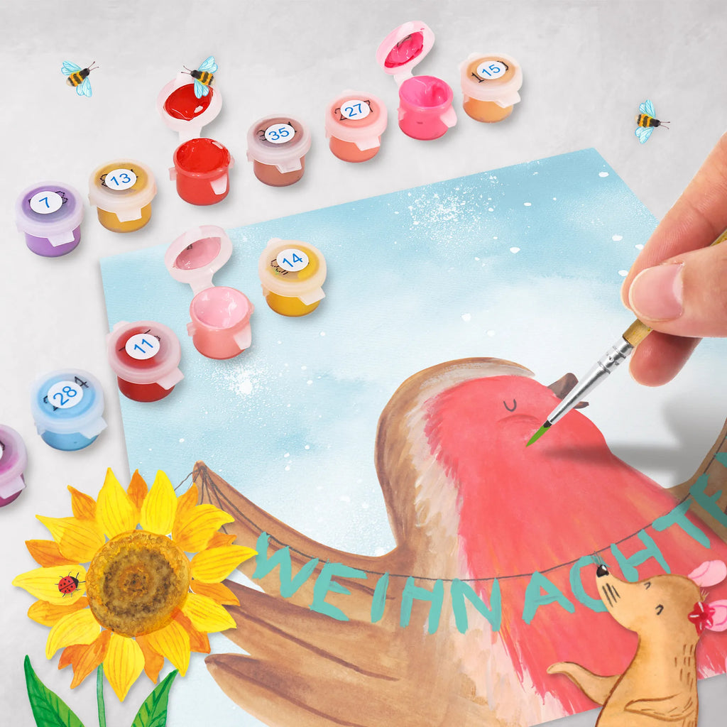 Malowanie według numerów odcięty rudzik Boże Narodzenie Motiv Malen, DIY, Kreativität, Künstler, Bastelidee, Baseln, Malen nach Zahlen, Kunstwerk, Ausmalbild, Winter, Weihnachten, Weihnachtsdeko, Nikolaus, Advent, Heiligabend, Wintermotiv, Weihnachtsgruß, Weihnachtsmotiv, xmas, Vogel, Frohe Weihnachten