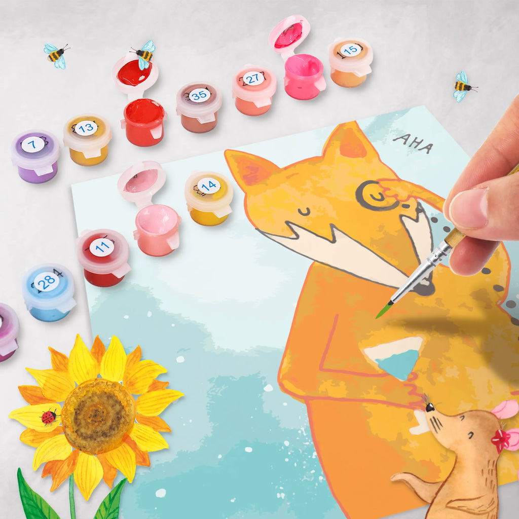 Paint by Numbers cut off Fox lord Motiv fox, foxes, forest wildlife, clever as a fox, animal lover, problem solving, saying funny, lovesickness gift, words of consolation, motivation saying